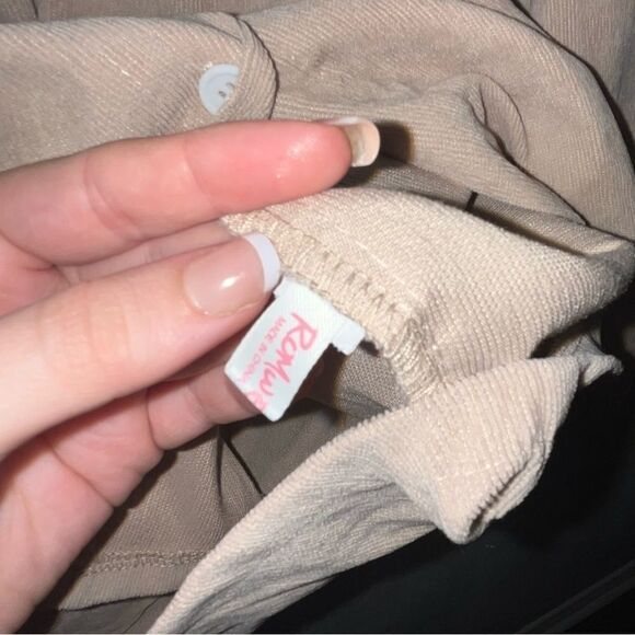 Tan Long Sleeve Button Down Shacket - Picture 4 of 11